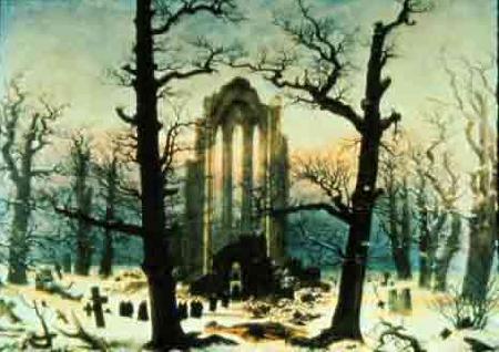  Cloister Cemetery in the Snow